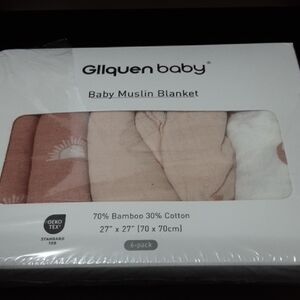 Gllquen Baby Muslin Blanket Set
